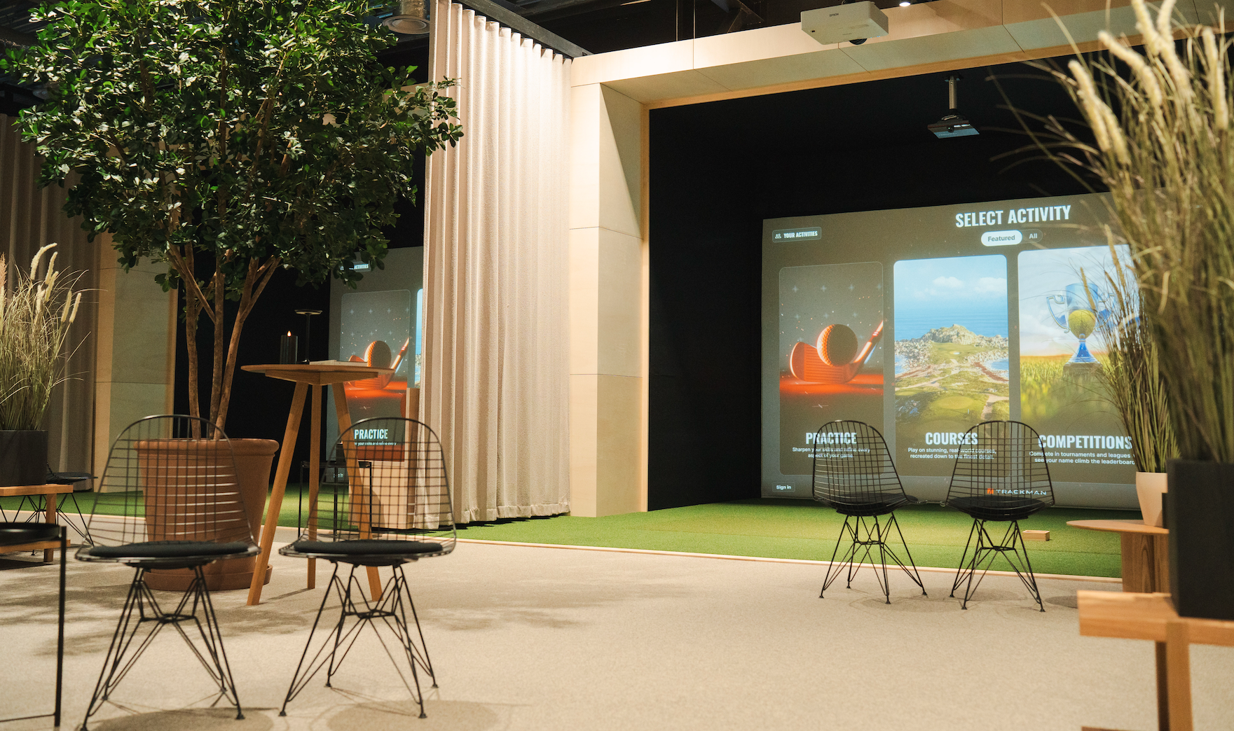 TrackMan-golf hos USE Golf